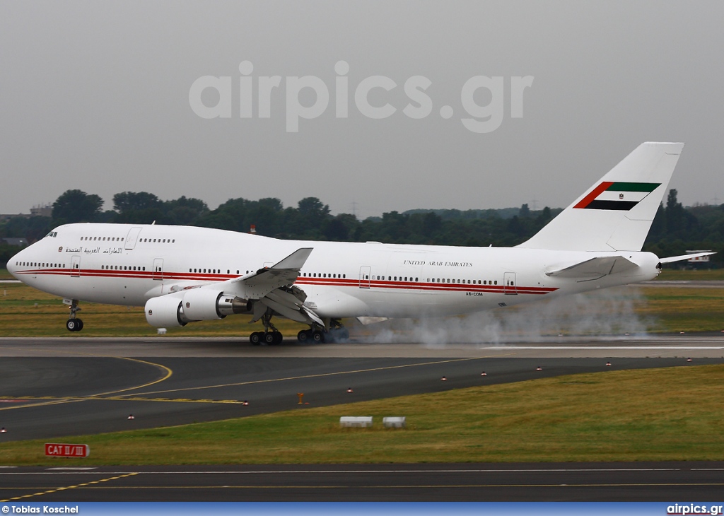 A6-COM, Boeing 747-400M, Dubai Air Wing - Royal Flight