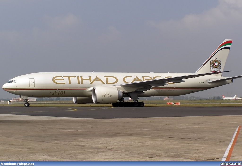 A6-DDA, Boeing 777F, Etihad Crystal Cargo