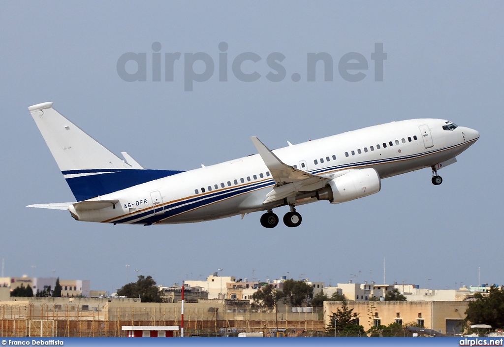 A6-DFR, Boeing 737-700/BBJ, Royal Jet