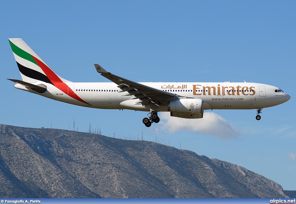 A6-EAB, Airbus A330-200, Emirates