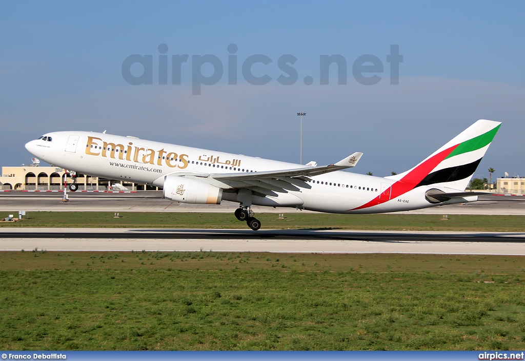 A6-EAE, Airbus A330-200, Emirates