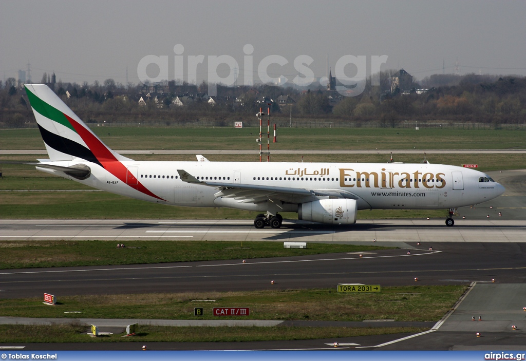 A6-EAF, Airbus A330-200, Emirates