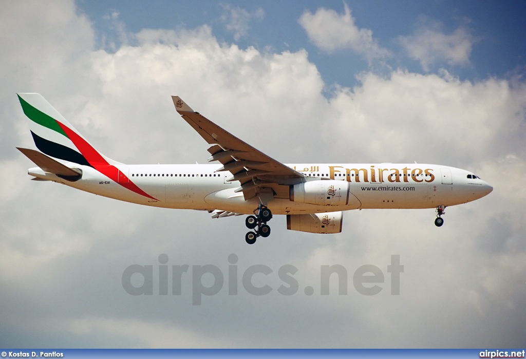 A6-EAI, Airbus A330-200, Emirates