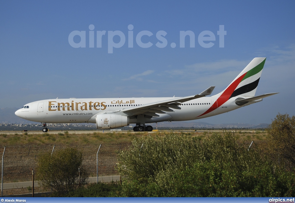 A6-EAI, Airbus A330-200, Emirates