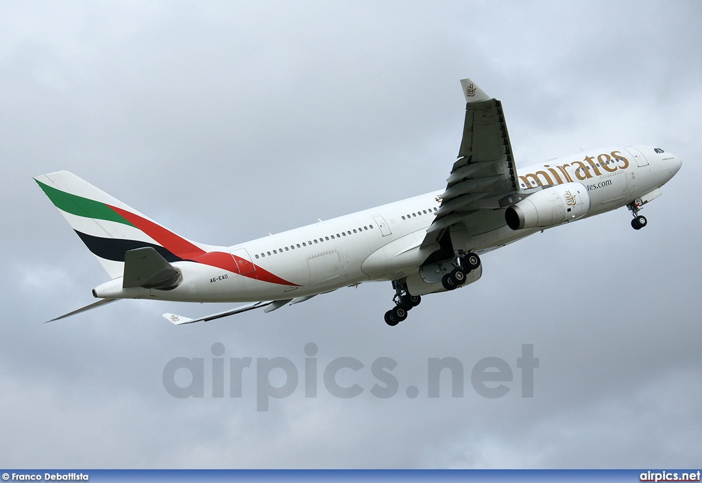 A6-EAO, Airbus A330-200, Emirates