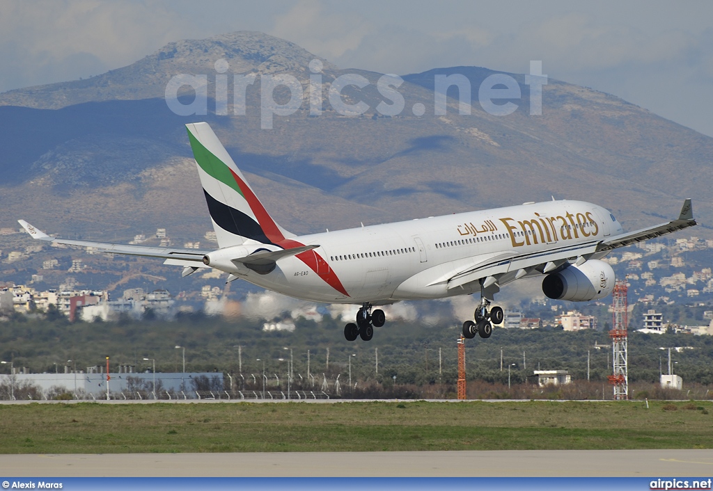 A6-EAO, Airbus A330-200, Emirates