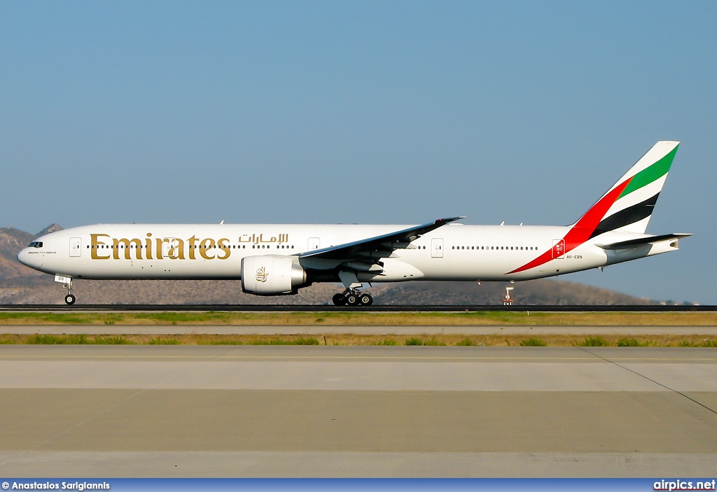 A6-EBN, Boeing 777-300ER, Emirates