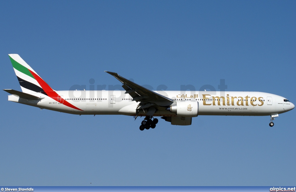 A6-ECT, Boeing 777-300ER, Emirates