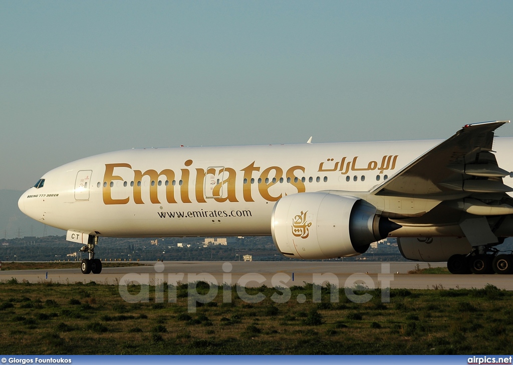 A6-ECT, Boeing 777-300ER, Emirates