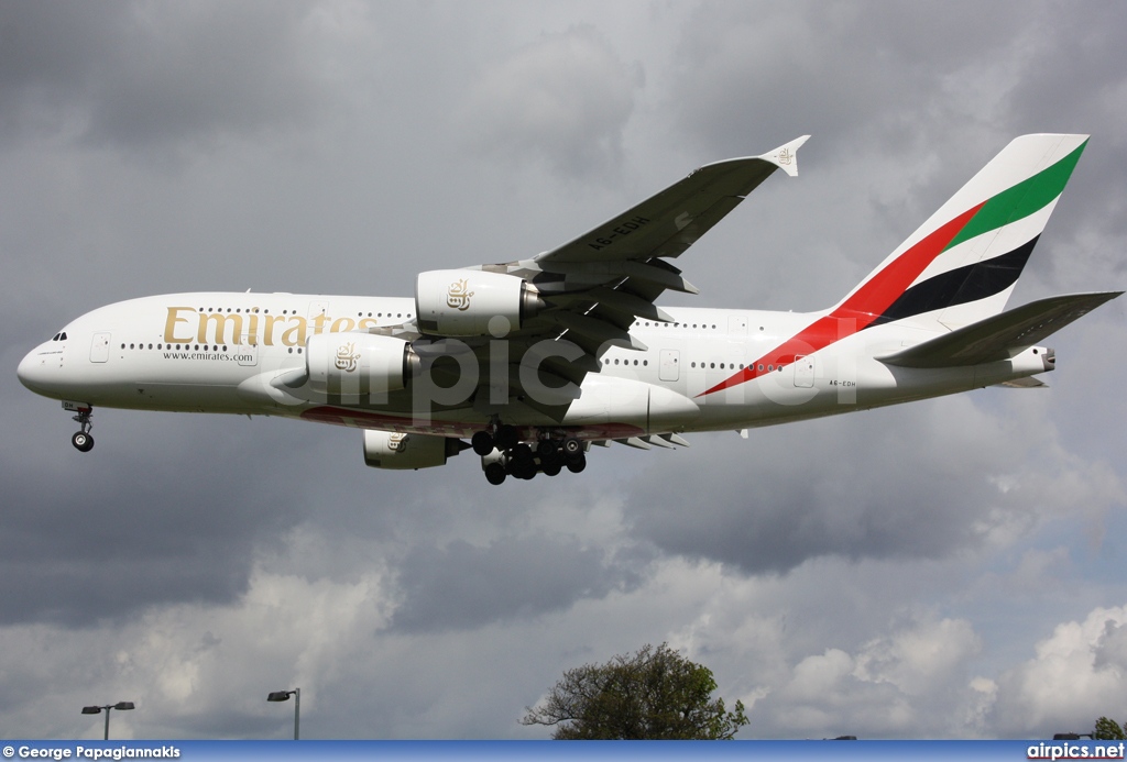 A6-EDH, Airbus A380-800, Emirates