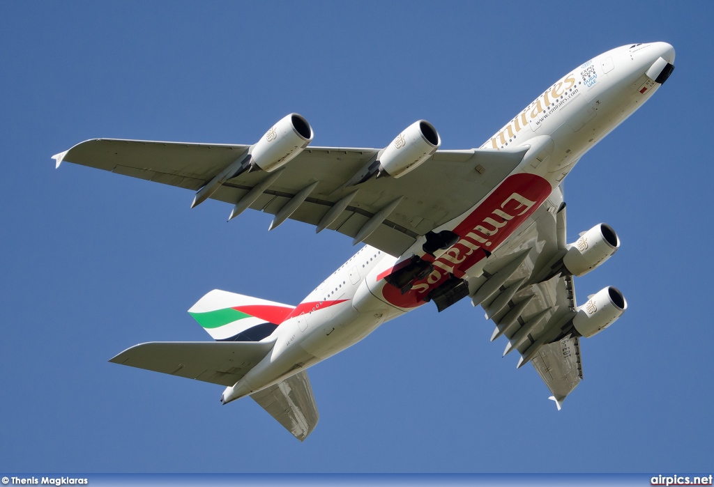A6-EDT, Airbus A380-800, Emirates