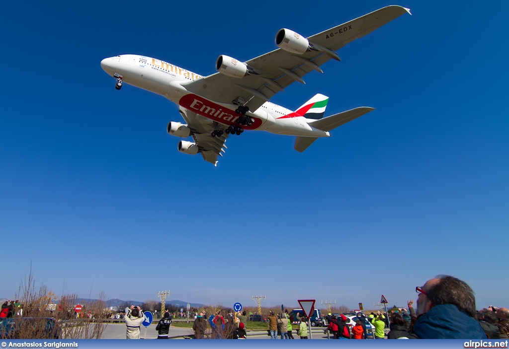 A6-EDX, Airbus A380-800, Emirates