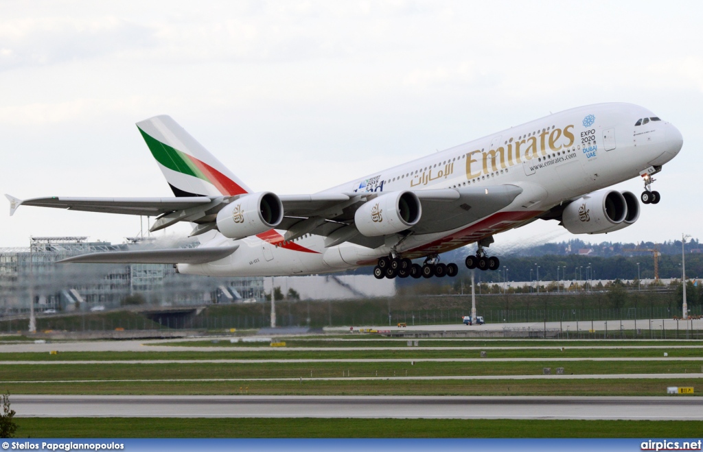 A6-EES, Airbus A380-800, Emirates