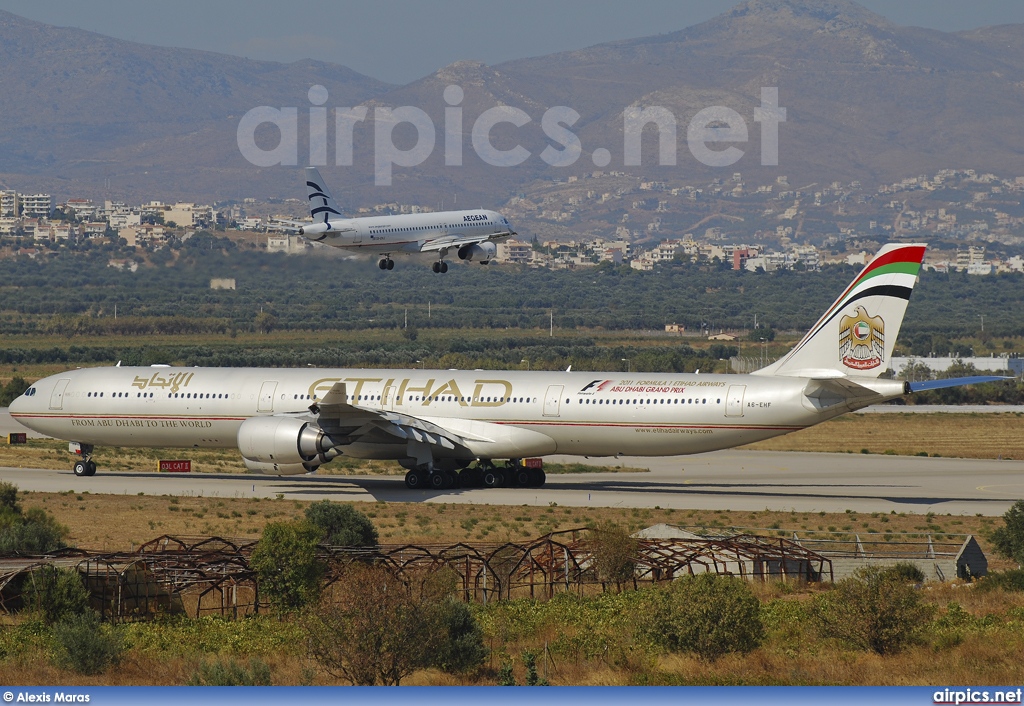 A6-EHF, Airbus A340-600, Etihad Airways