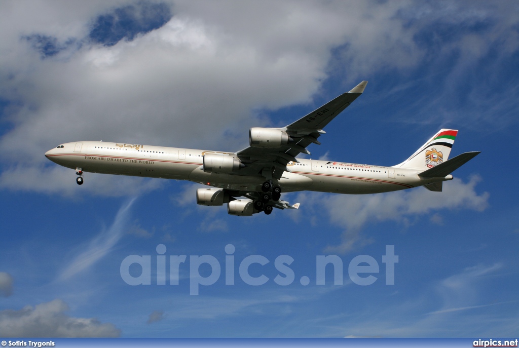 A6-EHI, Airbus A340-600, Etihad Airways