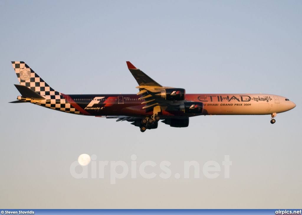 A6-EHJ, Airbus A340-600, Etihad Airways