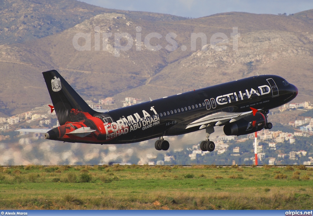 A6-EIB, Airbus A320-200, Etihad Airways