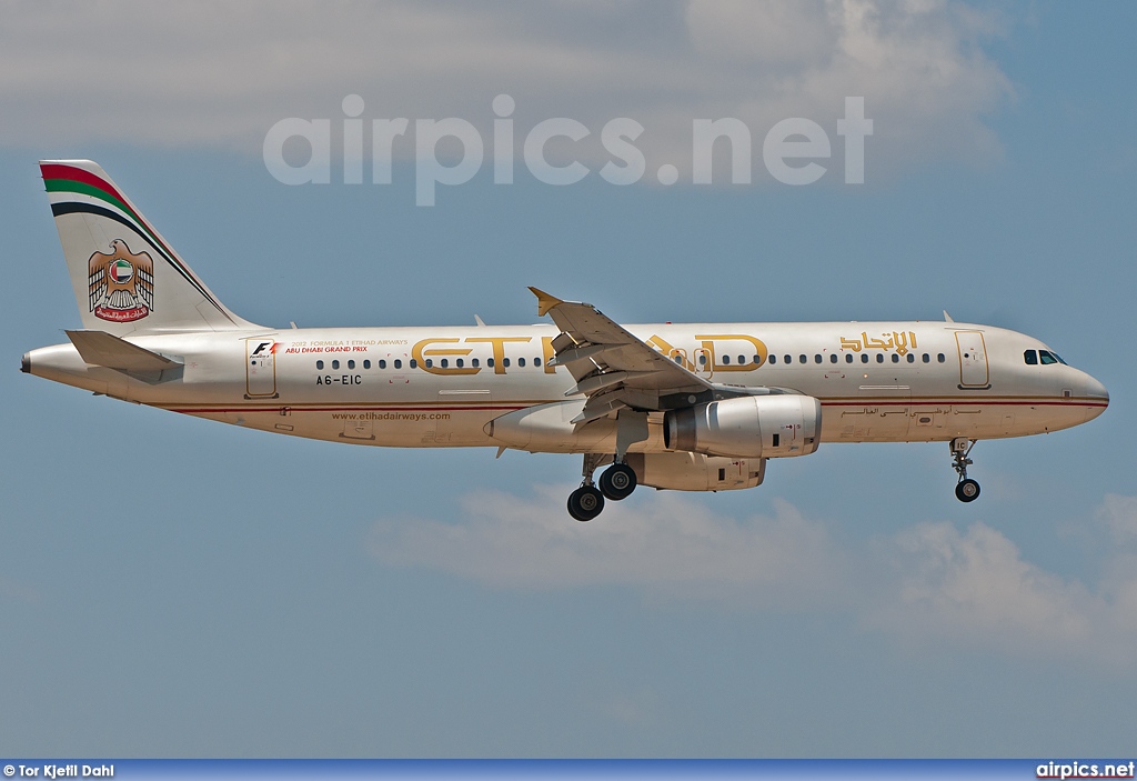 A6-EIC, Airbus A320-200, Etihad Airways