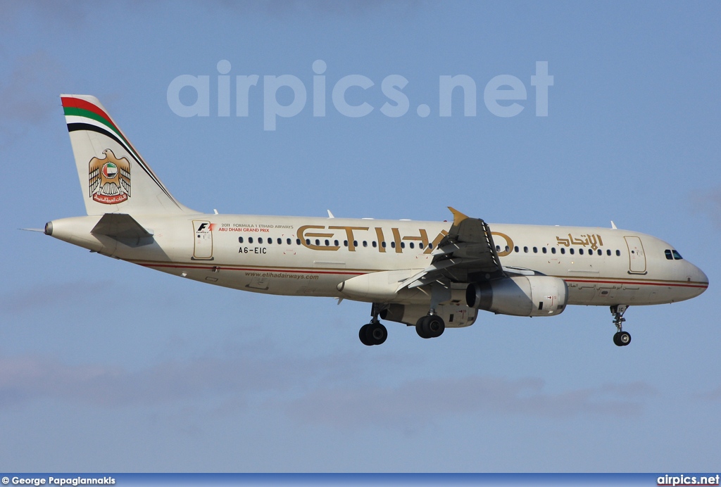 A6-EIC, Airbus A320-200, Etihad Airways