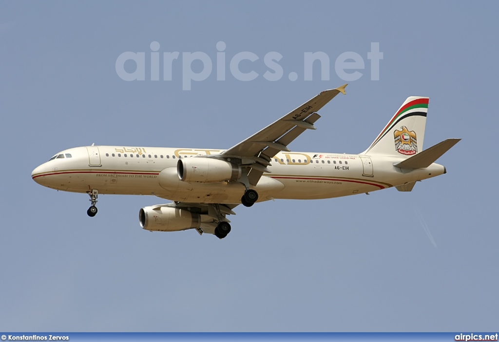 A6-EIH, Airbus A320-200, Etihad Airways