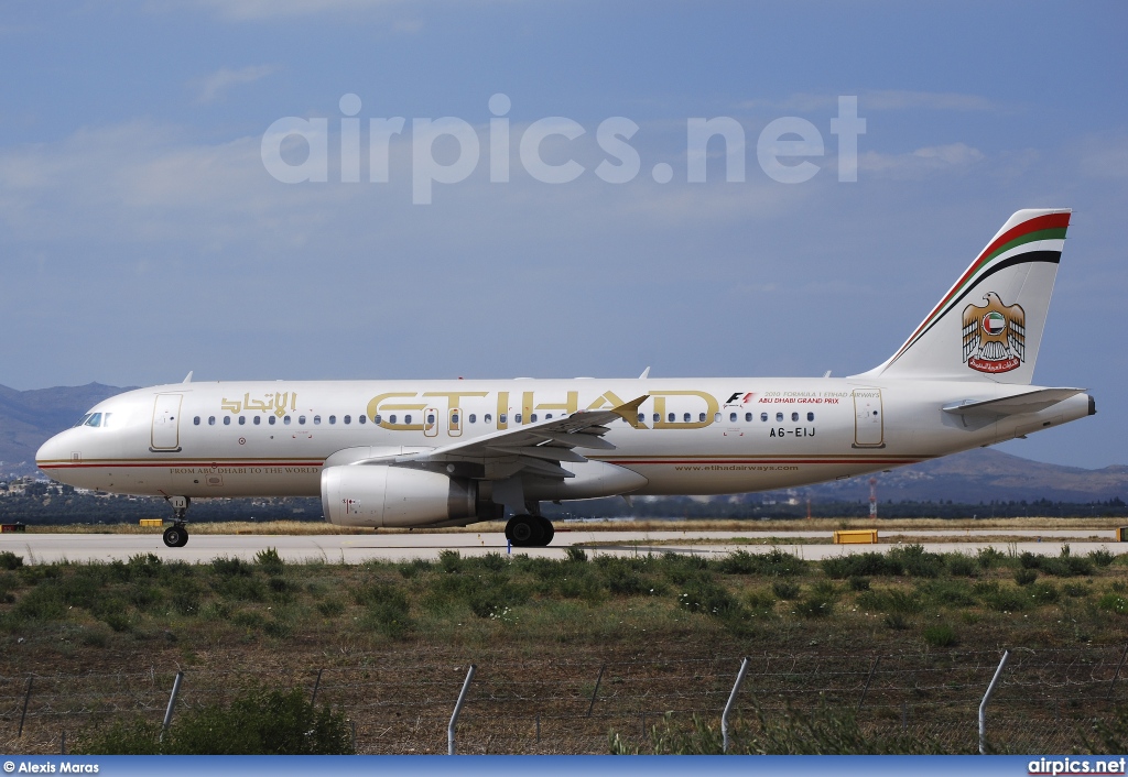 A6-EIJ, Airbus A320-200, Etihad Airways