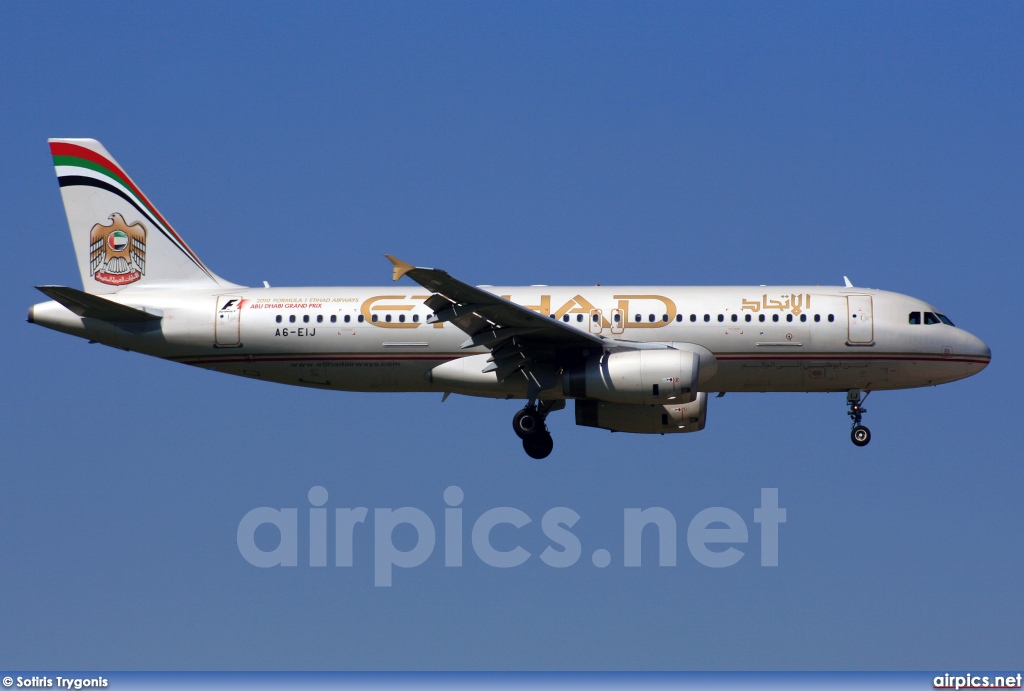 A6-EIJ, Airbus A320-200, Etihad Airways