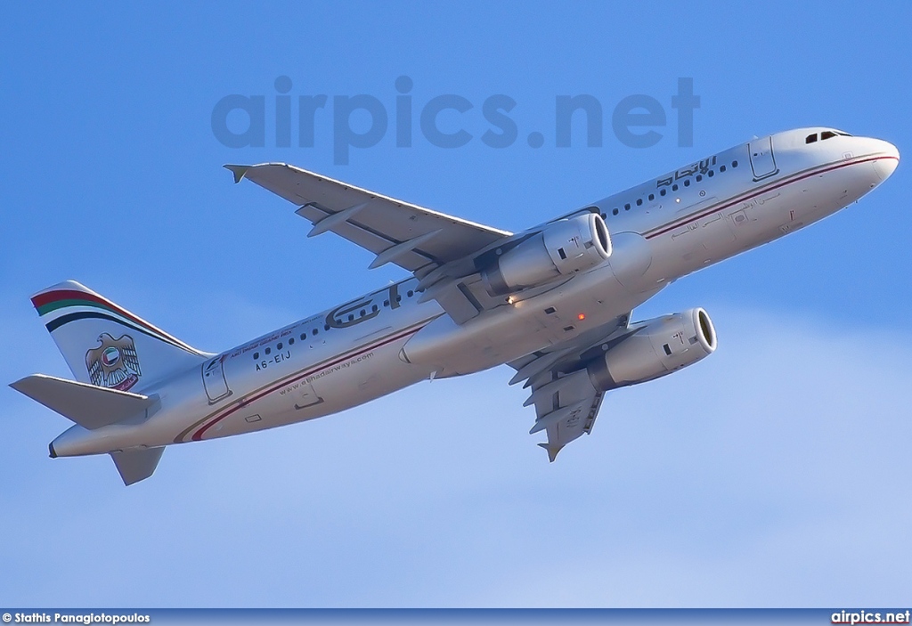 A6-EIJ, Airbus A320-200, Etihad Airways