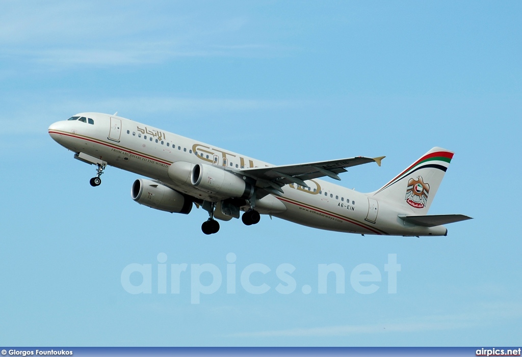 A6-EIN, Airbus A320-200, Etihad Airways