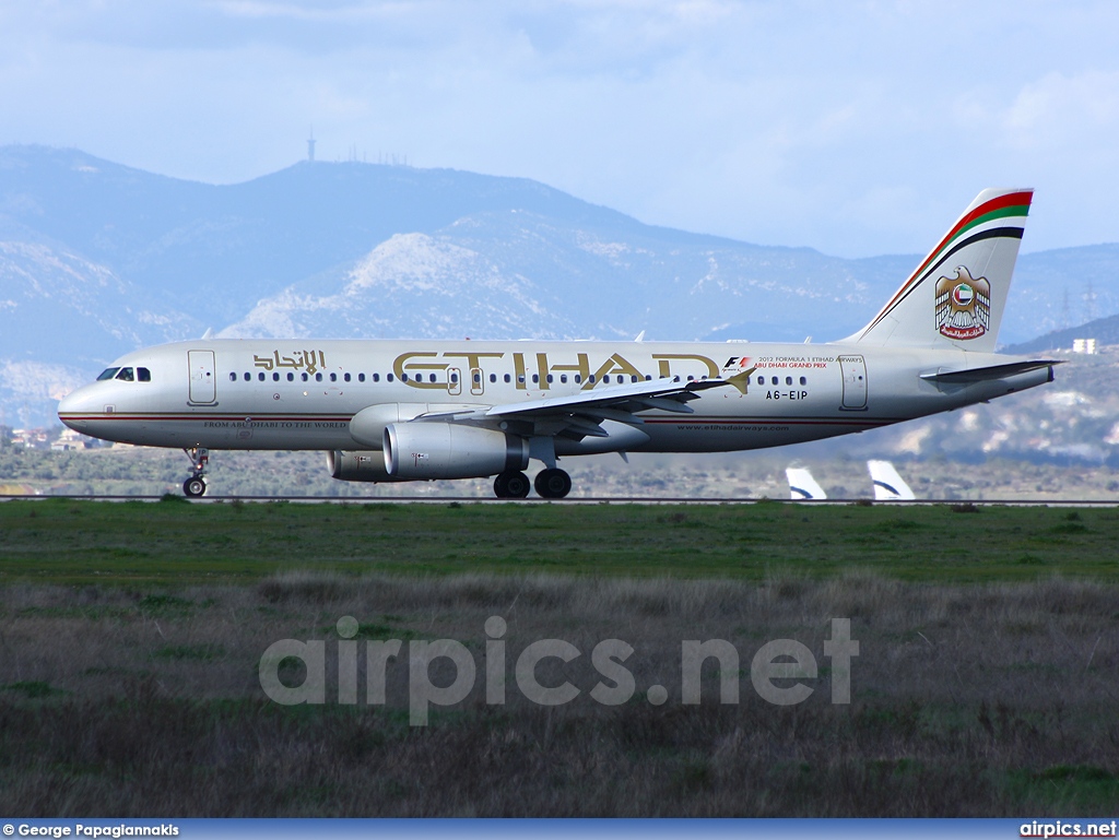 A6-EIP, Airbus A320-200, Etihad Airways