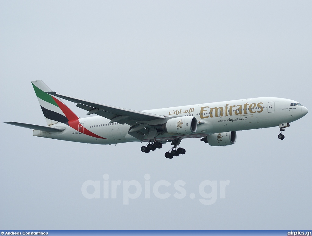 A6-EML, Boeing 777-200ER, Emirates