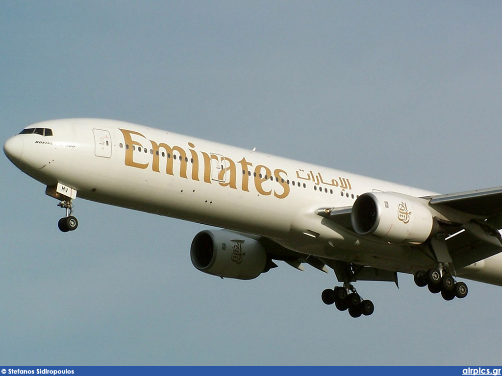 A6-EMV, Boeing 777-300, Emirates