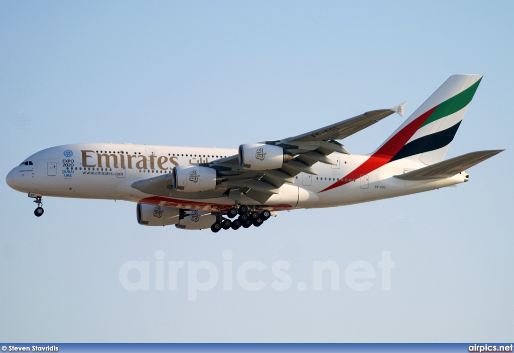 A6-EOC, Airbus A380-800, Emirates