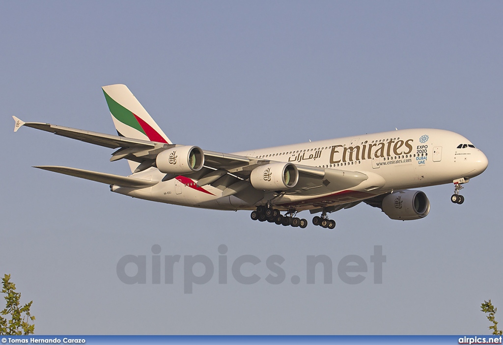 A6-EOJ, Airbus A380-800, Emirates