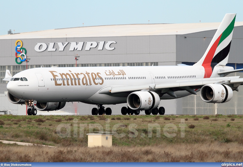 A6-ERA, Airbus A340-500, Emirates