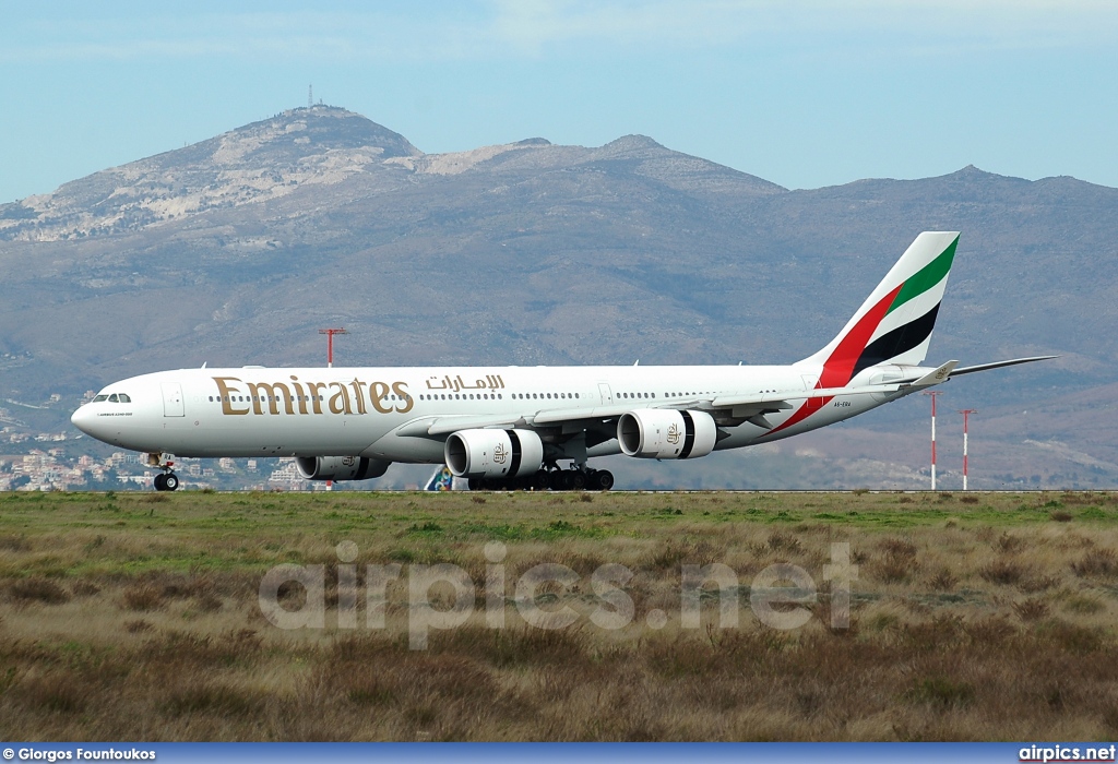 A6-ERA, Airbus A340-500, Emirates