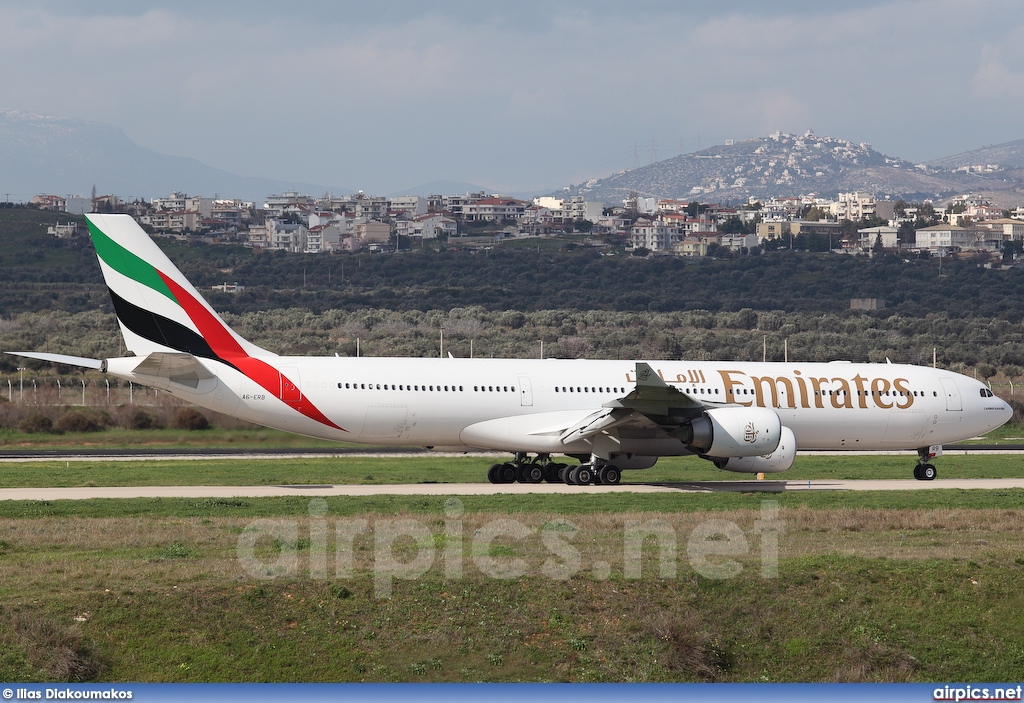 A6-ERB, Airbus A340-500, Emirates