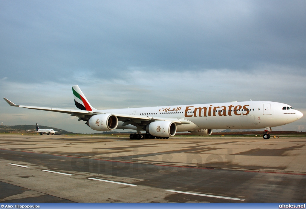 A6-ERC, Airbus A340-500, Emirates