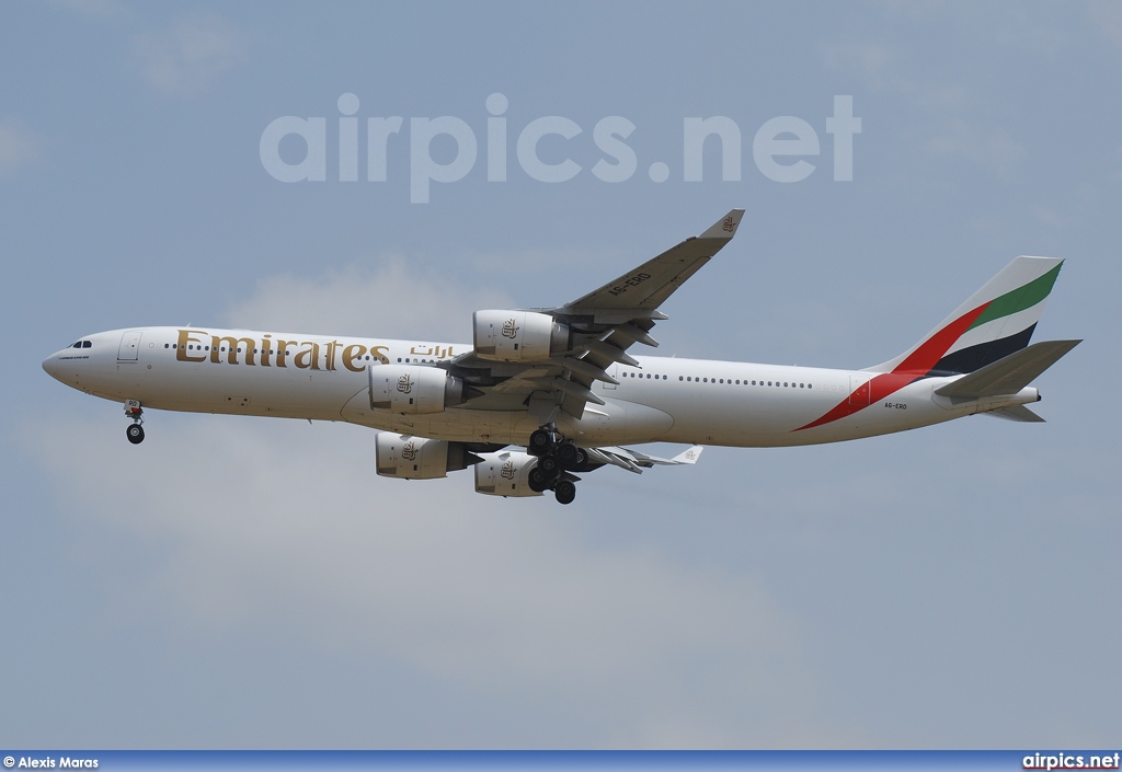 A6-ERD, Airbus A340-500, Emirates