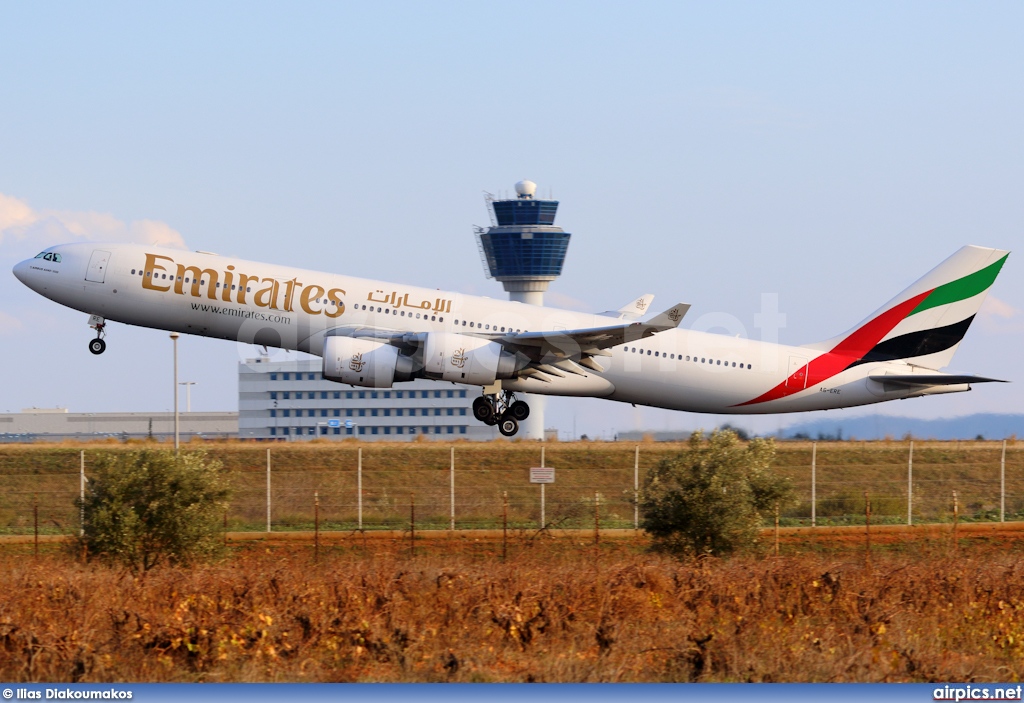 A6-ERE, Airbus A340-500, Emirates