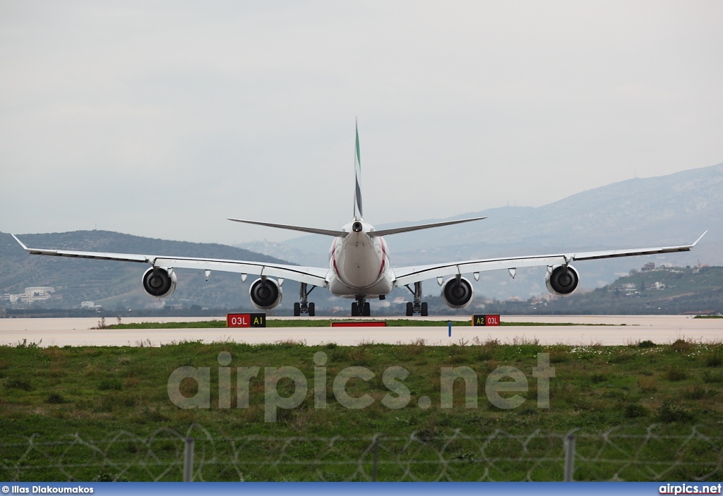 A6-ERH, Airbus A340-500, Emirates