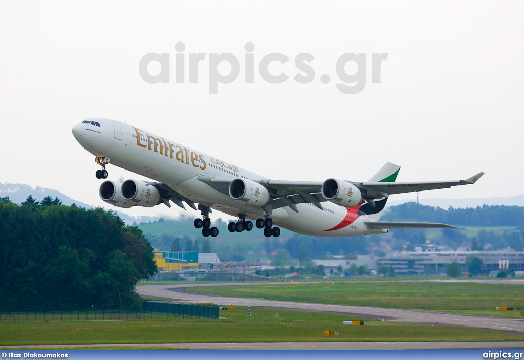 A6-ERH, Airbus A340-500, Emirates