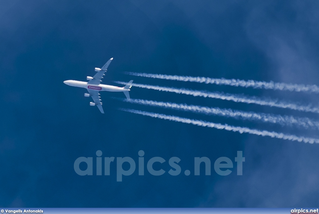 A6-ERH, Airbus A340-500, Emirates