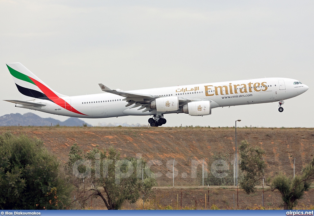 A6-ERH, Airbus A340-500, Emirates