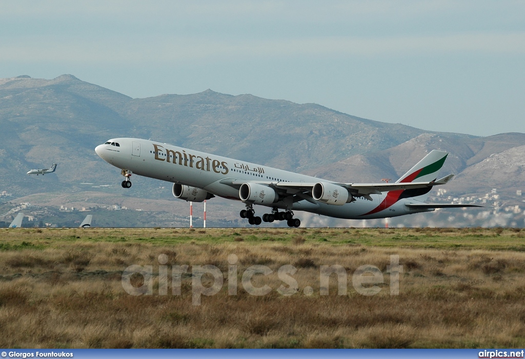 A6-ERI, Airbus A340-500, Emirates