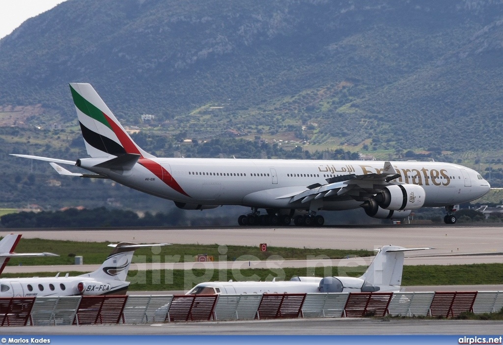 A6-ERI, Airbus A340-500, Emirates