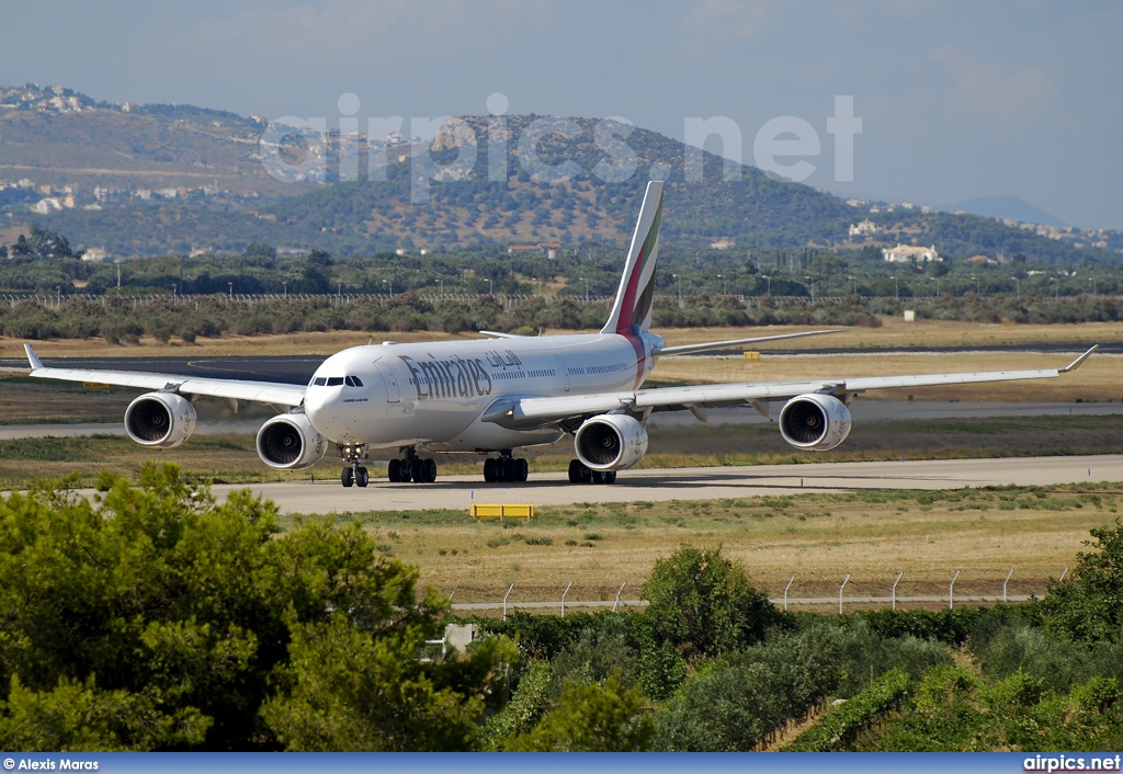 A6-ERI, Airbus A340-500, Emirates