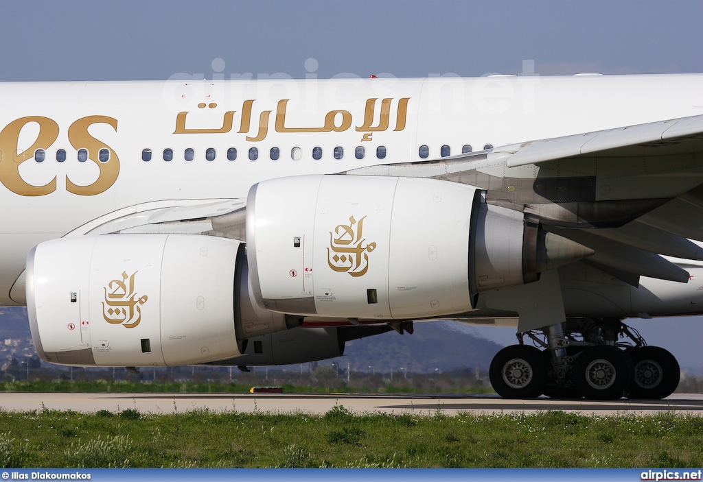 A6-ERI, Airbus A340-500, Emirates