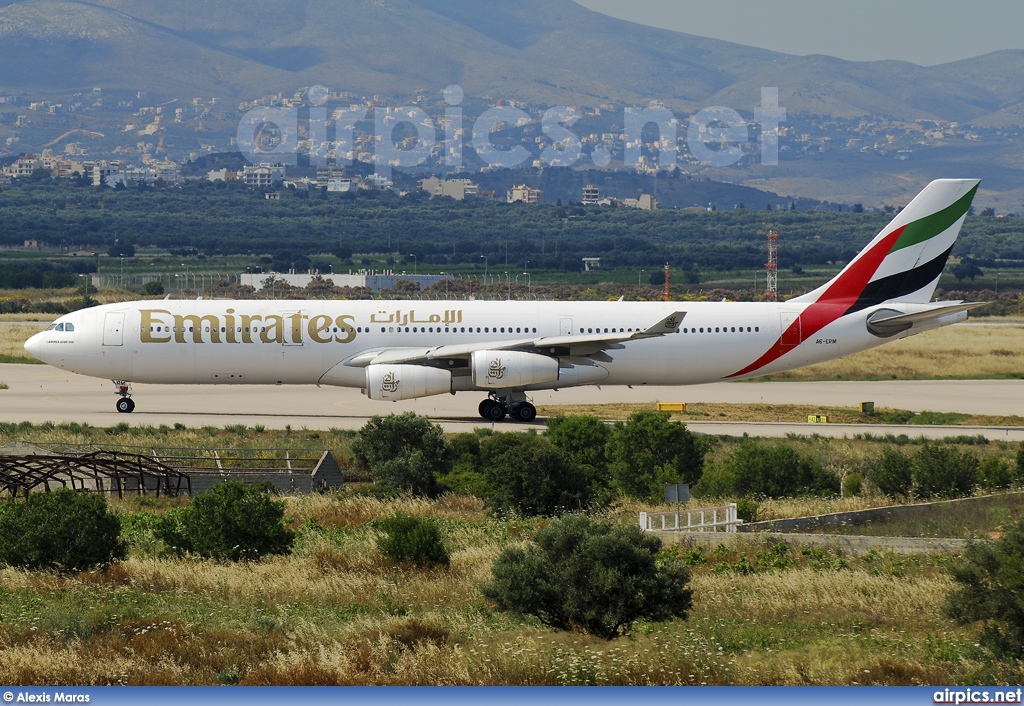 A6-ERM, Airbus A340-300, Emirates