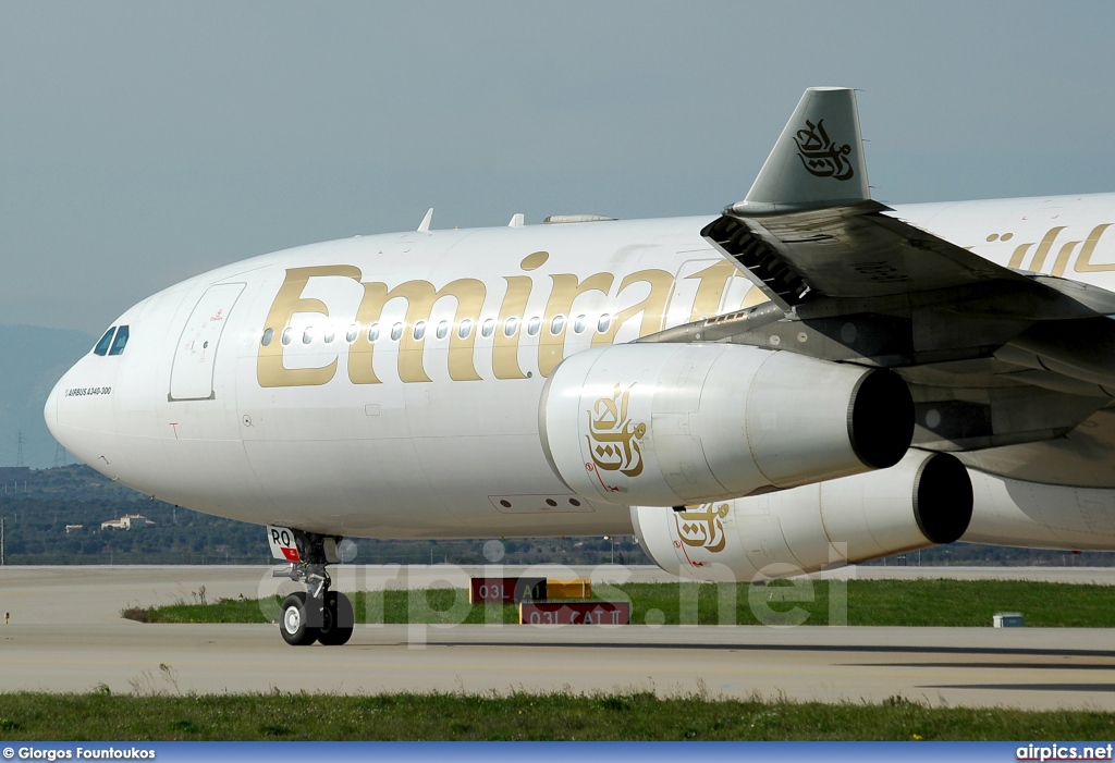 A6-ERQ, Airbus A340-300, Emirates