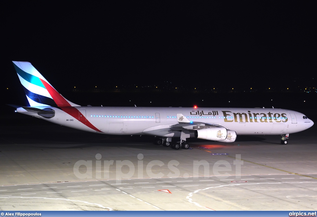 A6-ERS, Airbus A340-300, Emirates